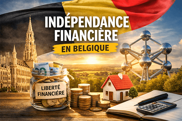 Indépendance financière en Belgique avec ETF, immobilier et investissement long terme