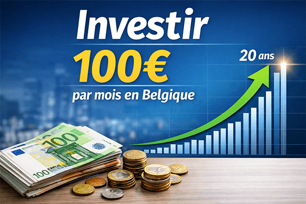 Simulation d’investissement de 100 euros par mois en Belgique sur 20 ans avec ETF
